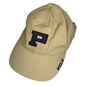 VINTAGE POLO SPORT RALPH  LAUREN GOLF  LOGO CLASSIC KHAKI  HAT CAP Embroidered
